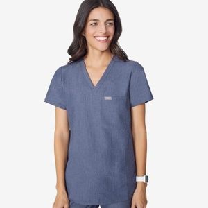 Figs Catarina top in denim